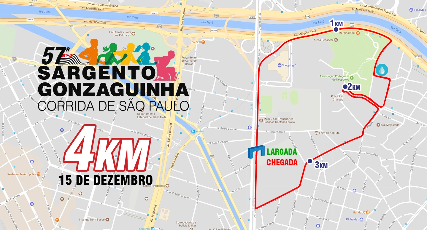 Percurso Corrida 4km